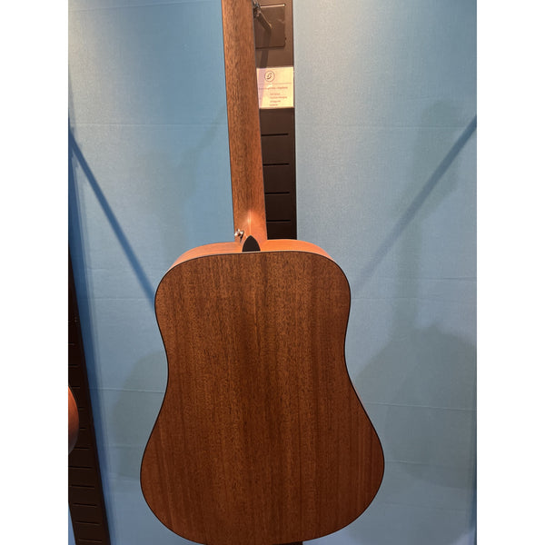 NAMM 2026 Show Piece Breedlove Roots Dreadnought SMe Edgeburst back