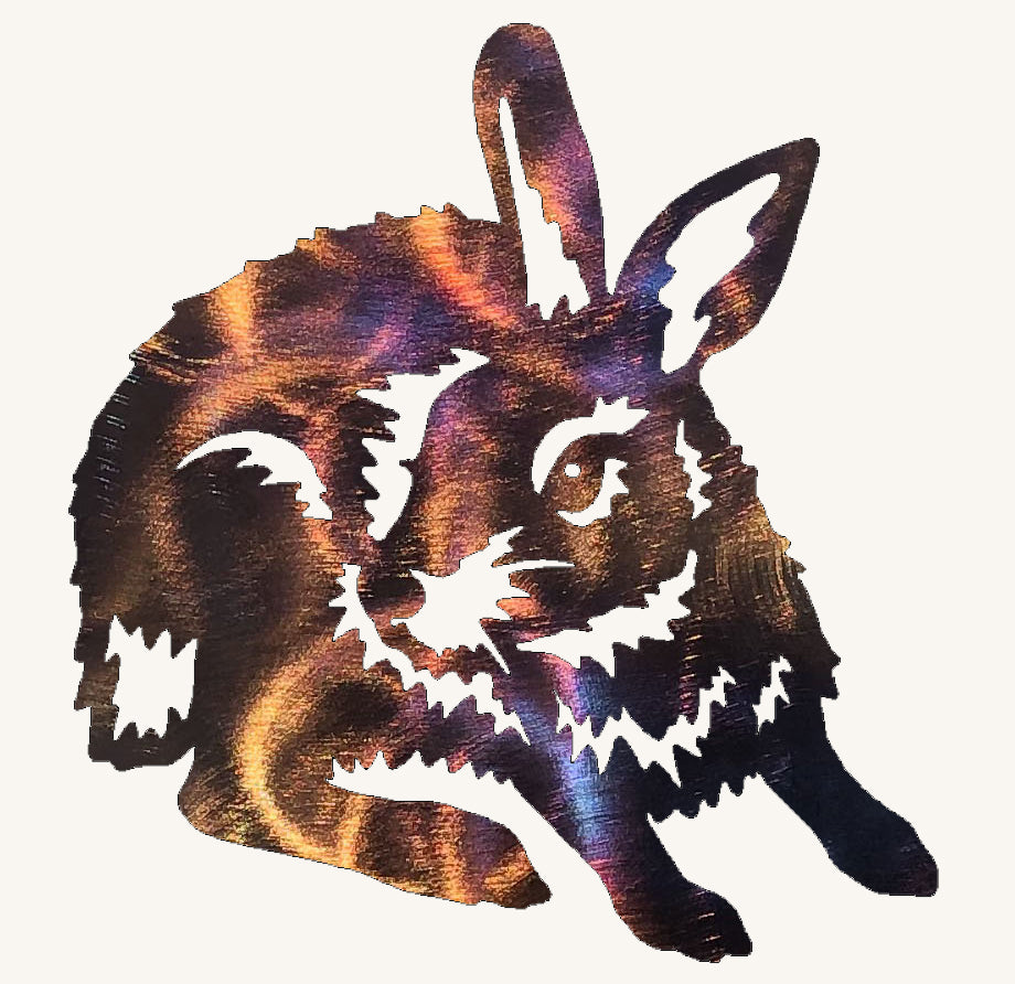 Rabbit Metal Art