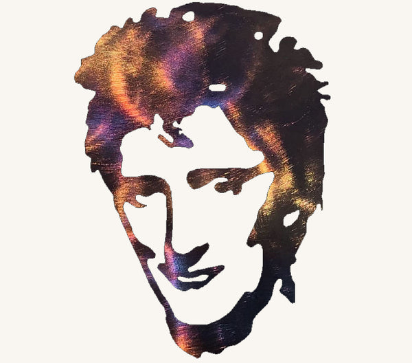 Rod Stewart Metal Art