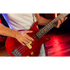 Washburn SB4R Wing Series Scavenger Electric Bass – Trans Red