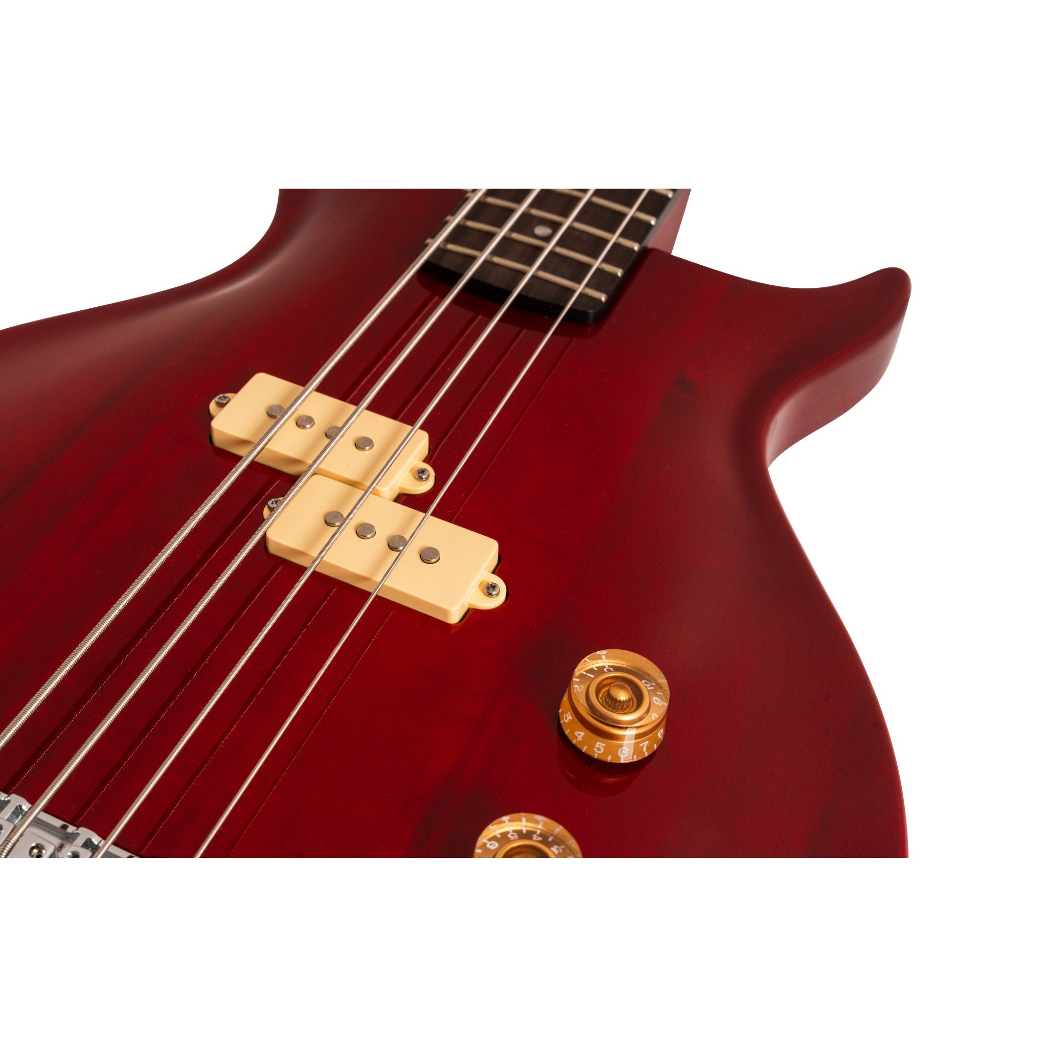Washburn SB4R Wing Series Scavenger Electric Bass – Trans Red