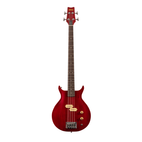 Washburn SB4R Wing Series Scavenger Electric Bass – Trans Red