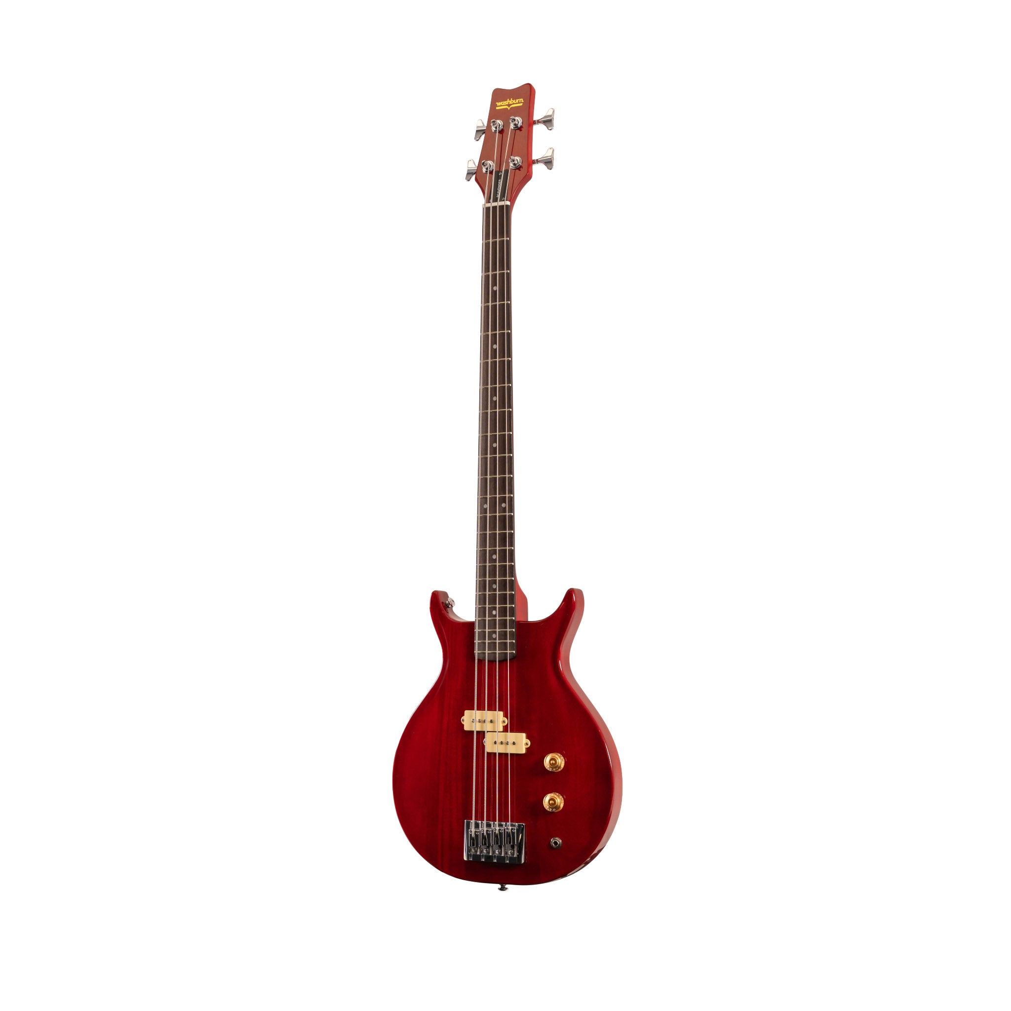 Washburn SB4R Wing Series Scavenger Electric Bass – Trans Red
