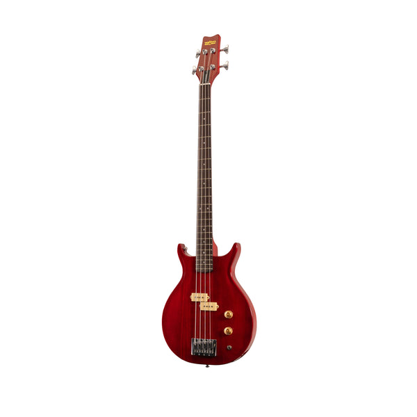 Washburn SB4R Wing Series Scavenger Electric Bass – Trans Red