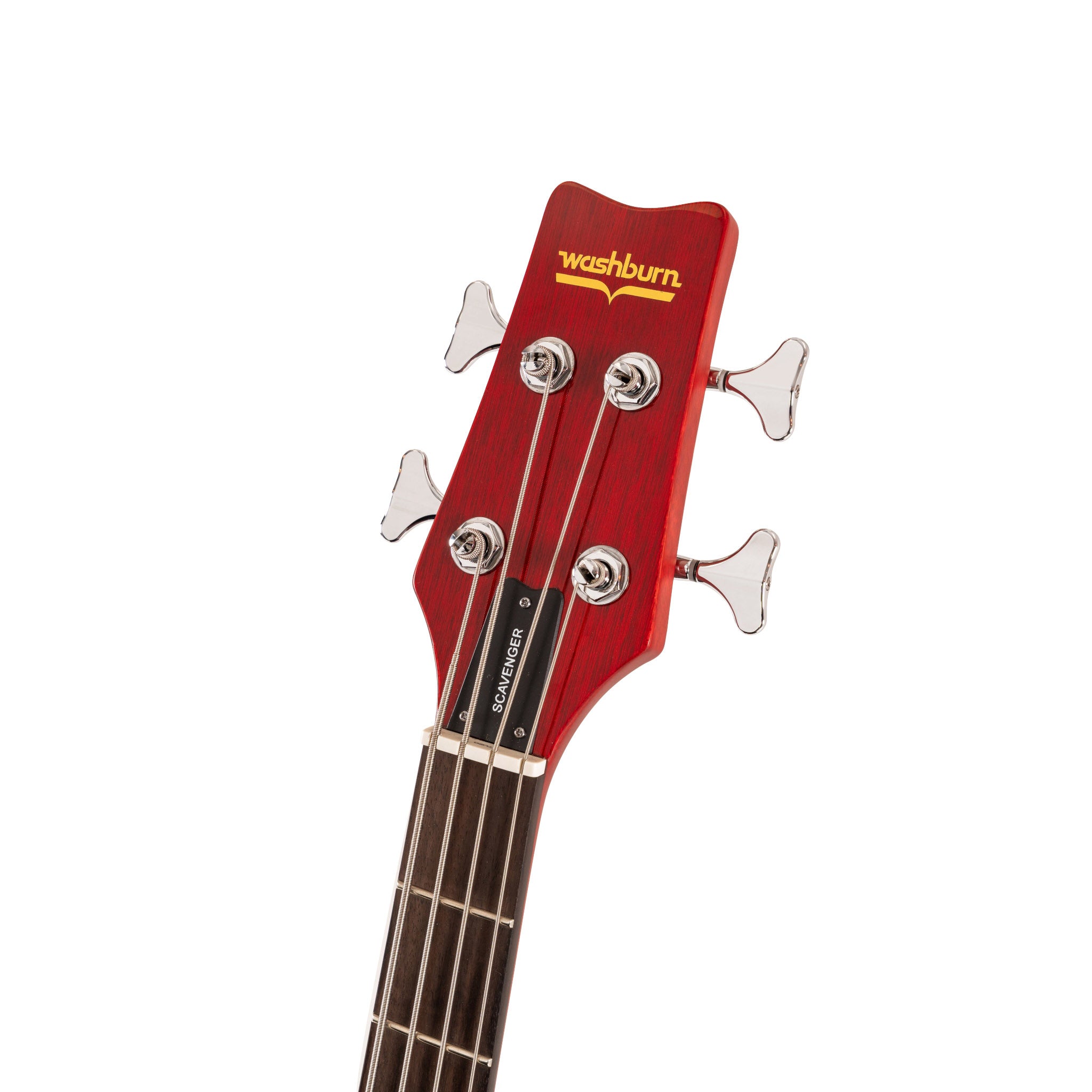 Washburn SB4R Wing Series Scavenger Electric Bass – Trans Red