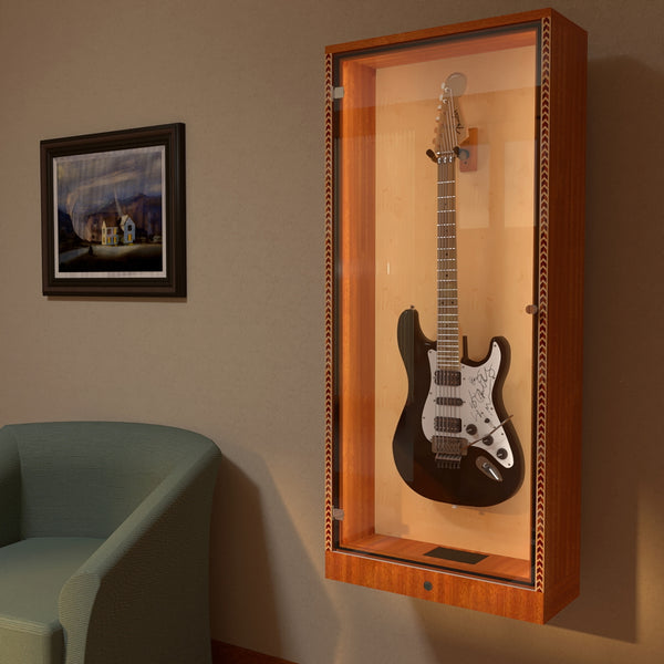 The ShowCase™ Deluxe Guitar Display Cabinet