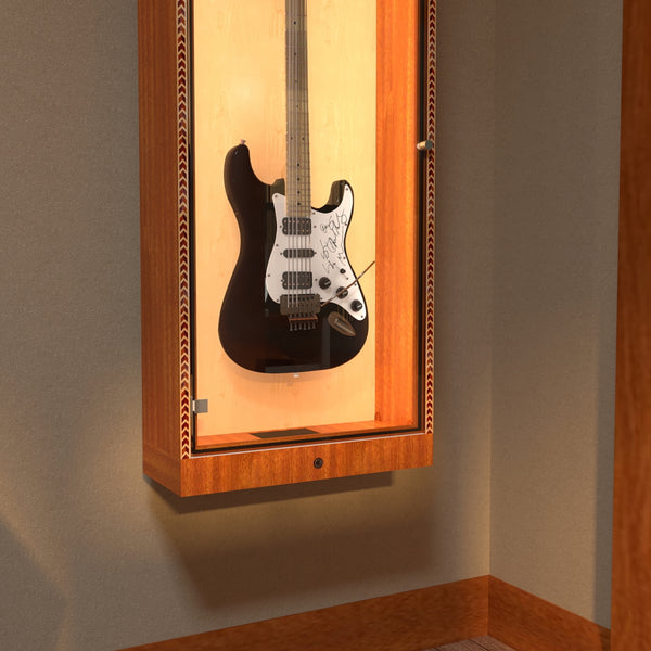 The ShowCase™ Deluxe Guitar Display Cabinet