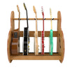 The Session™ Deluxe 5 Guitar Stand in Red Oak