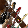 The Session™ Deluxe 5 Guitar Stand in Walnut