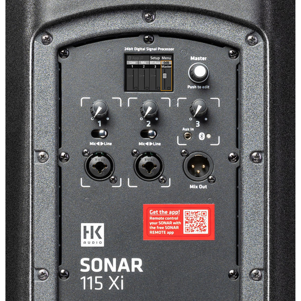 HK SONAR-115-XI 1200 Watt 15" Powered Speaker Item ID: SONAR-115-XI-U