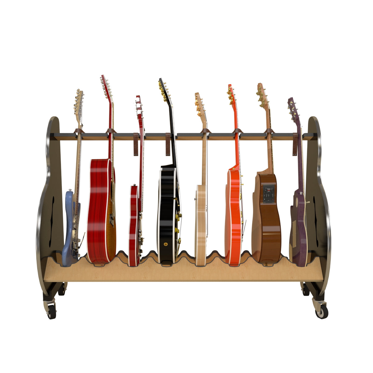 The Session-Pro™ Mobile 8 Guitar Rack