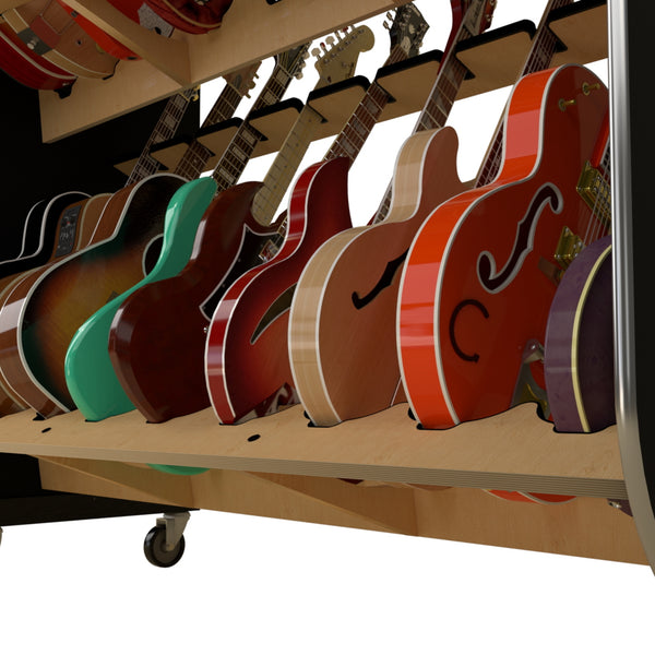 The Session-Pro™ Double-Stack Mobile Guitar Rack