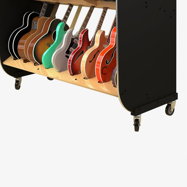 The Session-Pro™ Double-Stack Mobile Guitar Rack