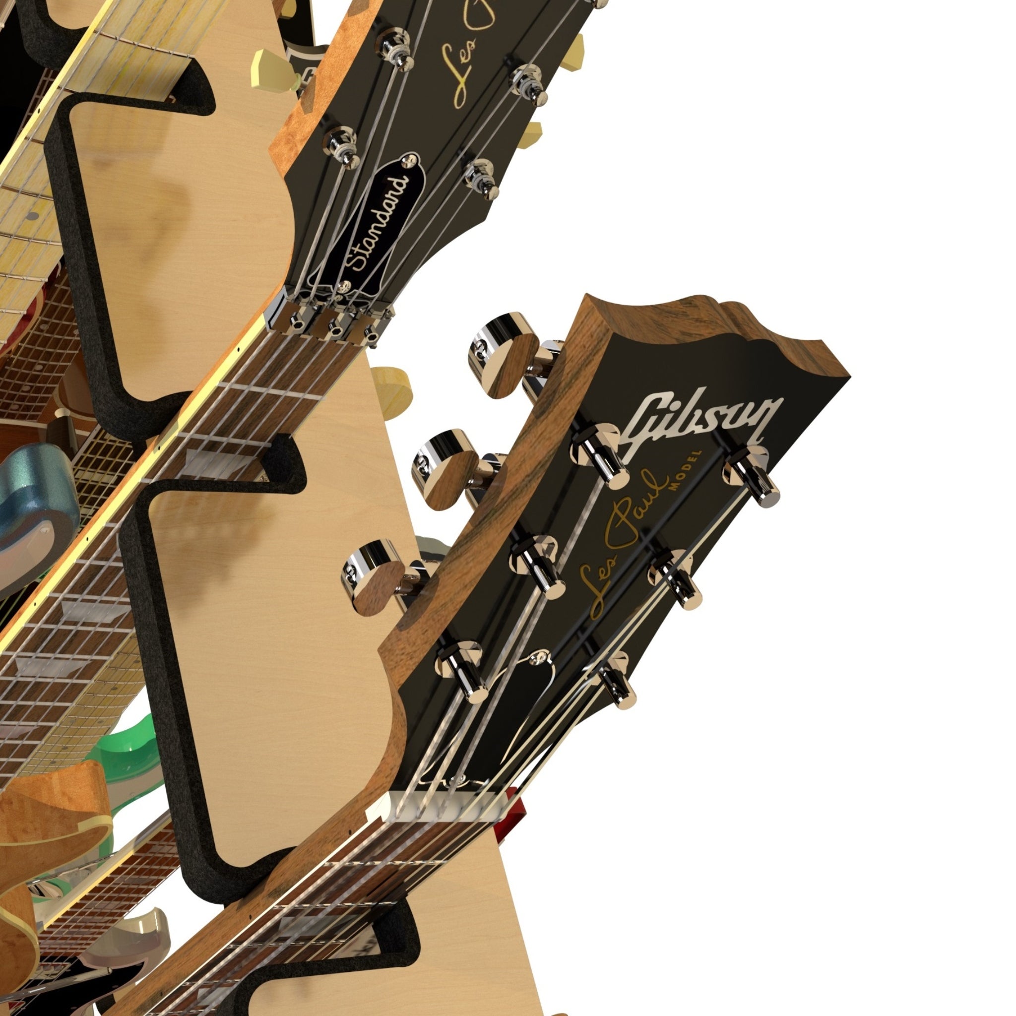 The Session-Pro™ Double-Stack Mobile Guitar Rack
