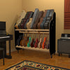 The Session-Pro™ Double-Stack Mobile Guitar & Case Rack