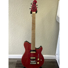 Body close‑up — flame maple figuring