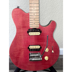 Headstock — tuners and string path