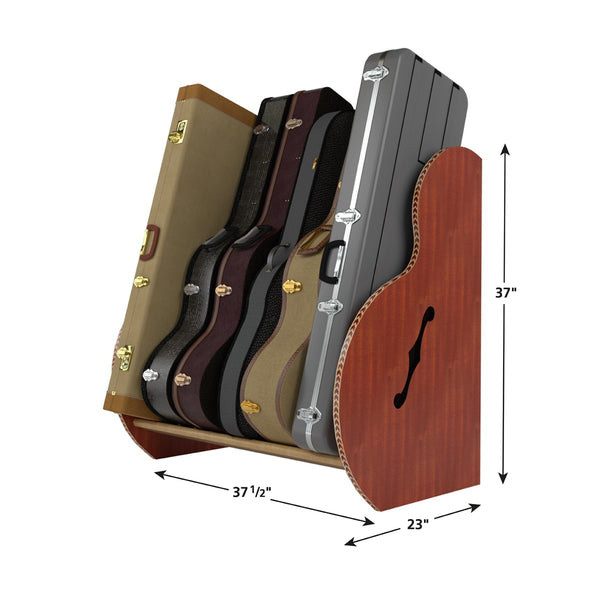 The Studio™ Deluxe Guitar Case Rack | Mahogany, Regular