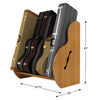 The Studio™ Deluxe Guitar Case Rack | Red Oak, Regular