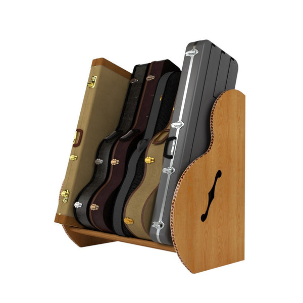 The Studio™ Deluxe Guitar Case Rack | Red Oak, Regular