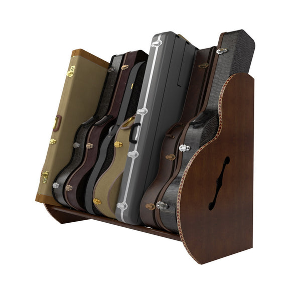 The Studio™ Deluxe Guitar Case Rack | Walnut, Grande