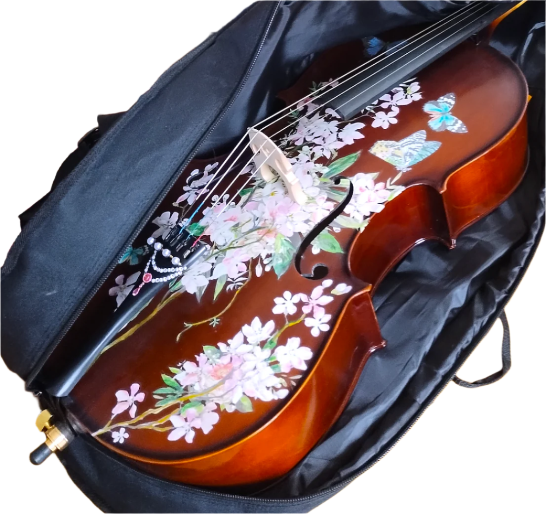 Cherry Blossom Cello Outfit