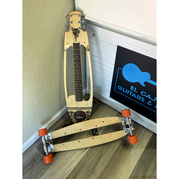 SKATAR Guitar & Skateboard - Local El Cajon Inventor's Unique Creation