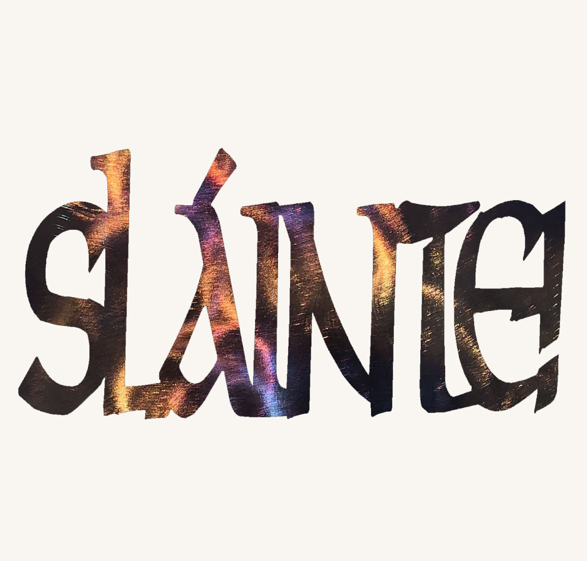 Slainte Irish Metal Art Plaques - 2 different styles!