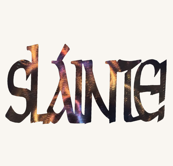 Slainte Irish Metal Art Plaques - 2 different styles!