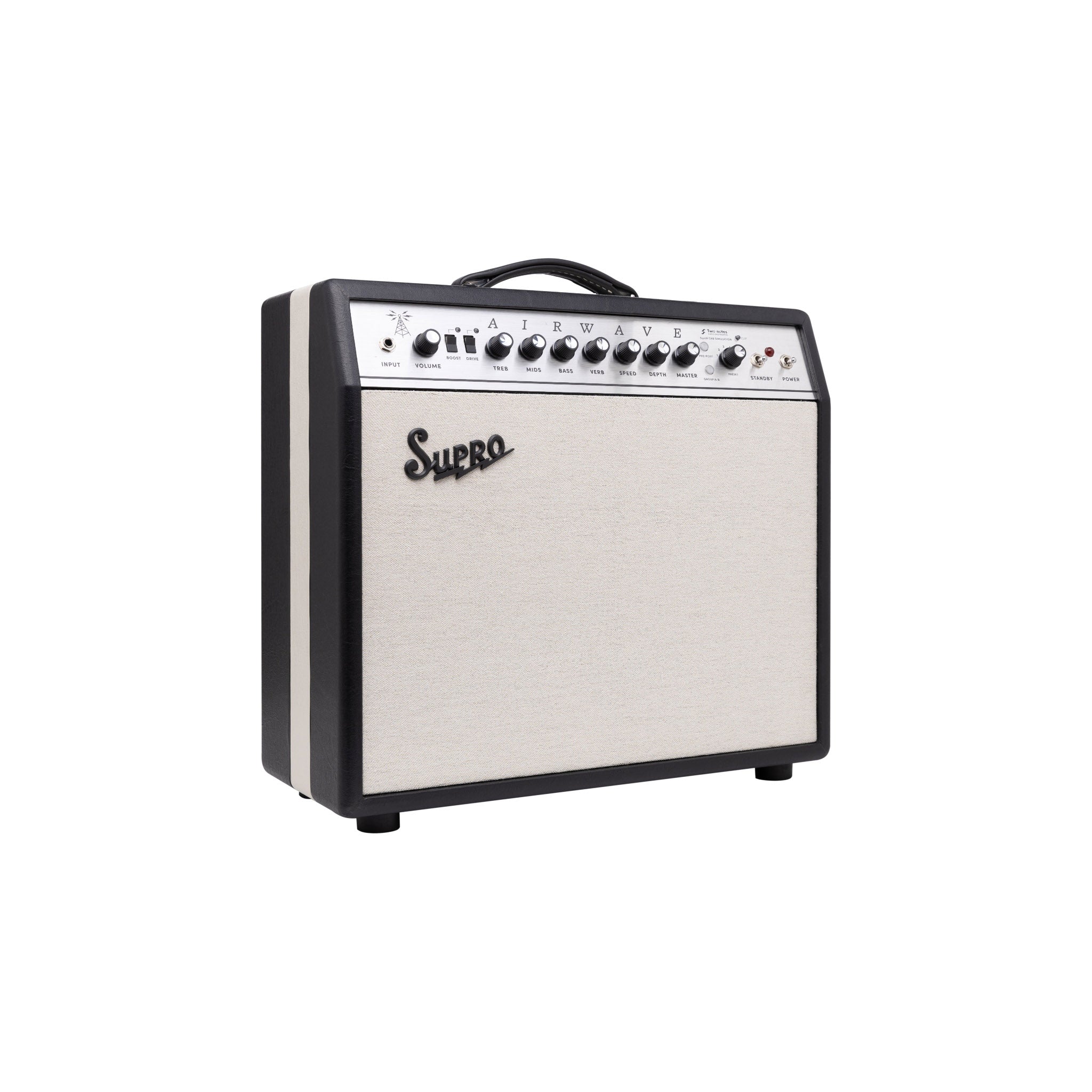 Supro Airwave 1x12 Combo Amplifier - Black and Cream