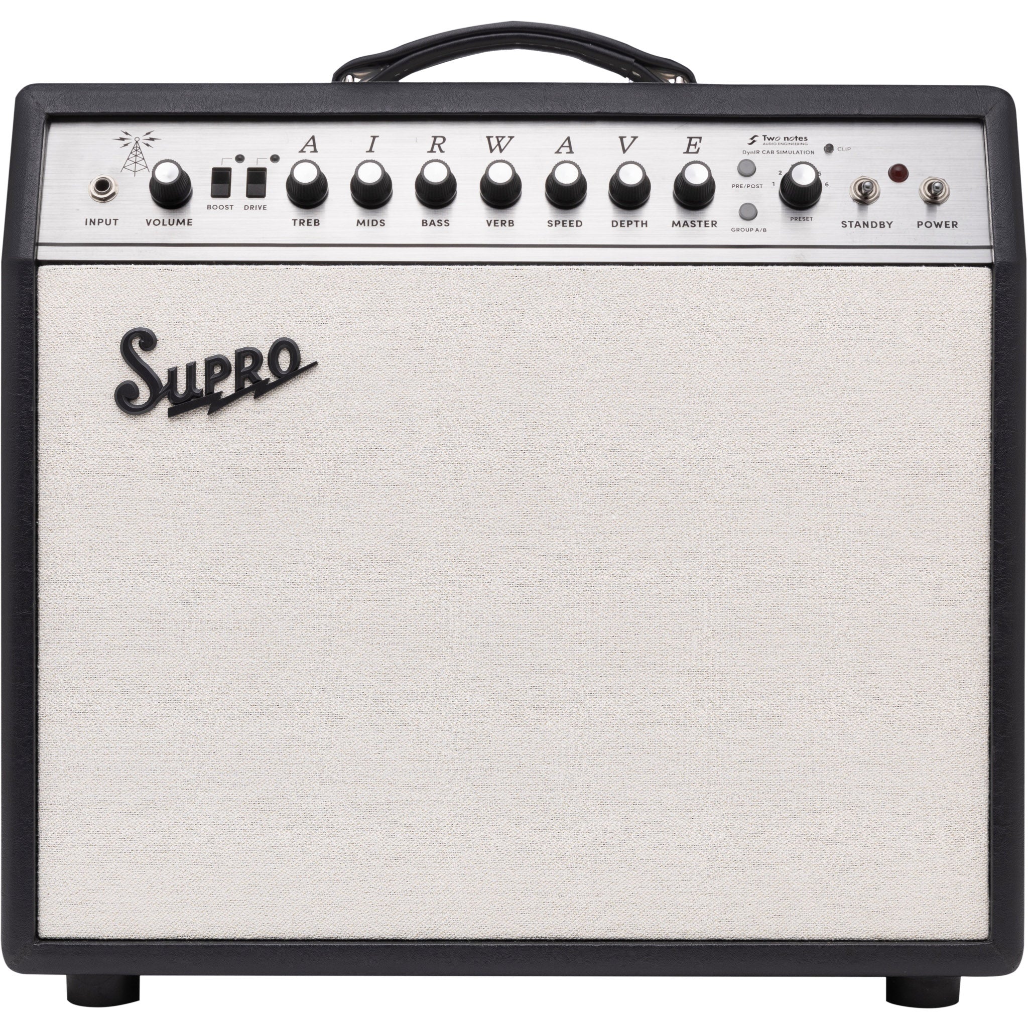 Supro Airwave 1x12 Combo Amplifier - Black and Cream
