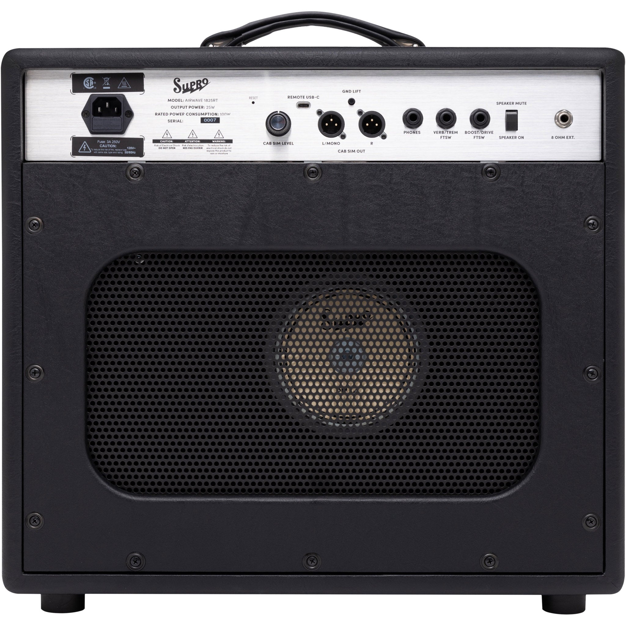 Supro Airwave 1x12 Combo Amplifier - Black and Cream