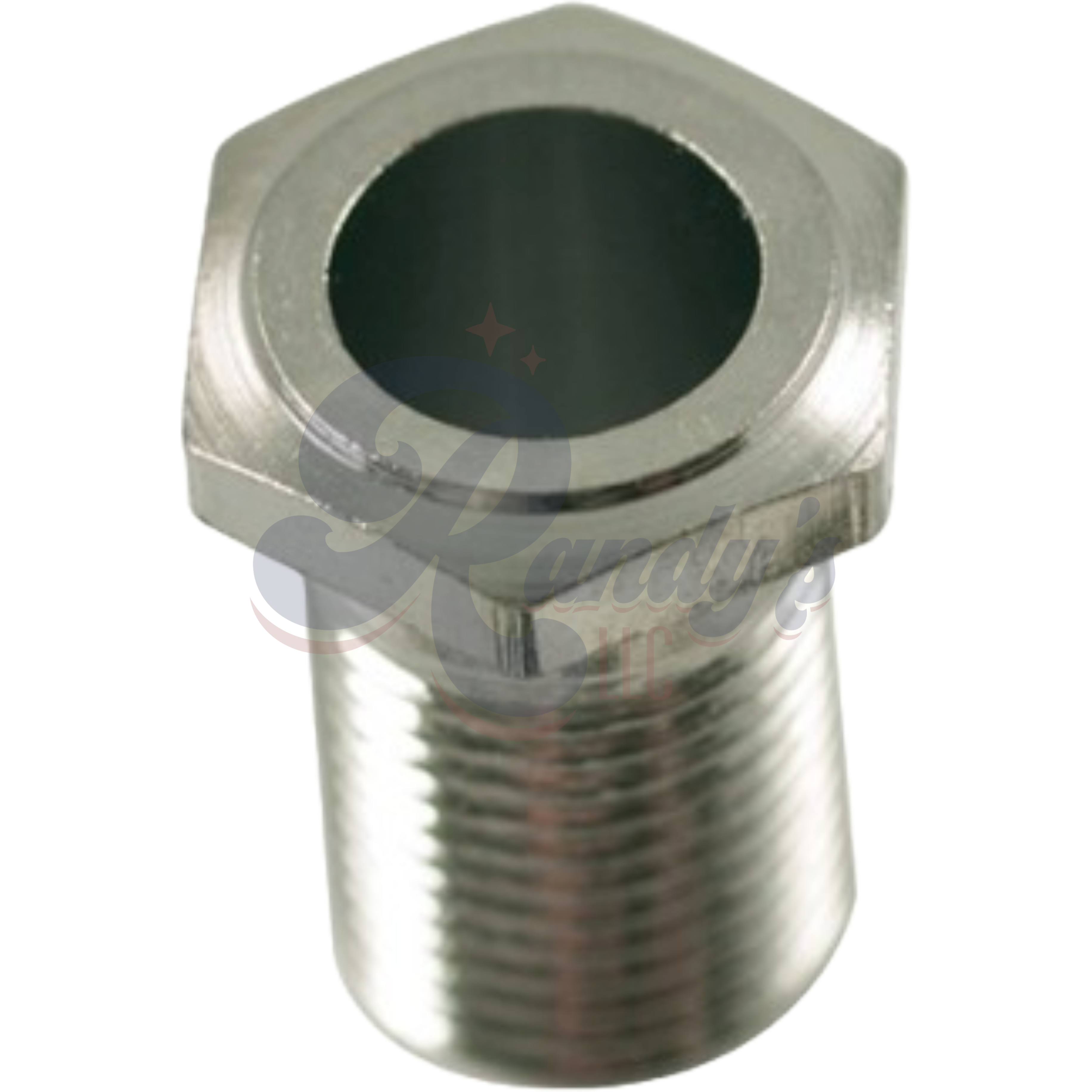 Kluson Replacement Threaded Hex Head Bushing For Contemporary Diecast Series Tuning Machines (Individual) - Fits GOTOH® & Grover® CLOSEOUT