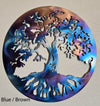 Tree of Life / Family Tree Round Metal Art Sculpture