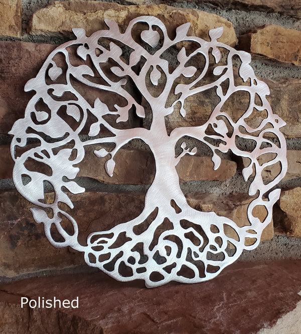 Tree of Life Celtic Metal Art Sculpture