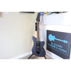 Tagima Rocker Cosmos Stealth Limited Edition electric guitar in satin black, front view showing offset body and black hardware