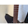 Tagima Rocker Cosmos Stealth guitar body detail showing satin black finish and offset contours