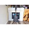 Tagima Rocker Cosmos Stealth guitar strap button and body edge detail in satin black