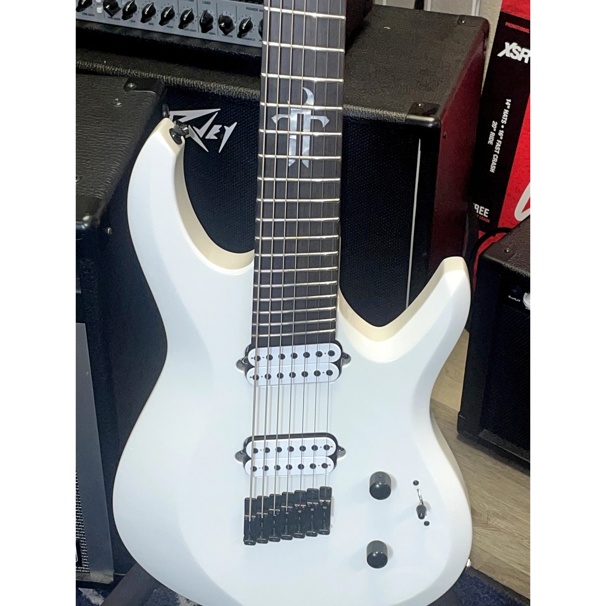 Tagima True Range 7 — Brazilian Cedar Body, Pau Marfim Neck, Pau Ferro, Bare Knuckle Aftermath, Monorail (Brazil)