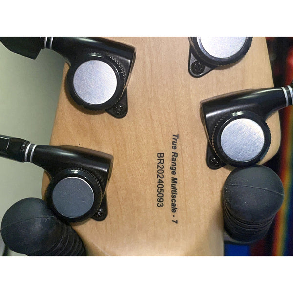 Tagima True Range 7 — Brazilian Cedar Body, Pau Marfim Neck, Pau Ferro, Bare Knuckle Aftermath, Monorail (Brazil)