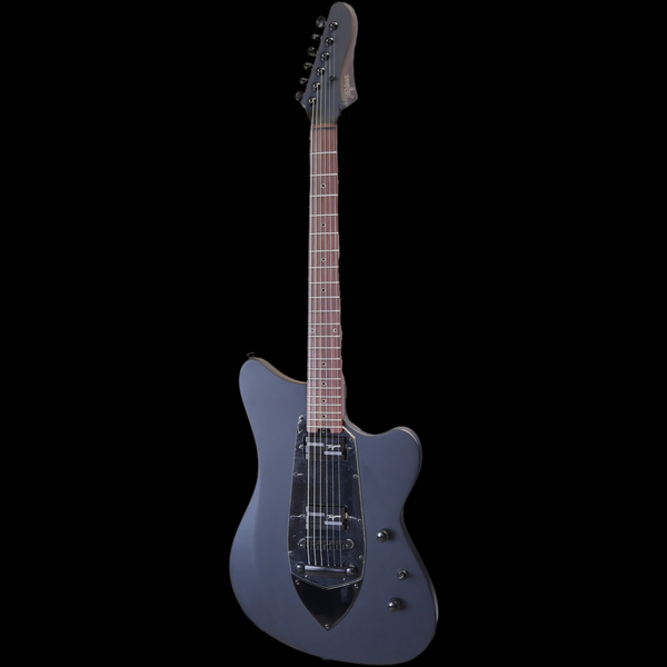 Tagima Stealth Rocker 1 of 10 Custom Huntington Beach for ECGMusic - photo taken at the shop on Sept 26 2026 of actual guitar you will get...black background photo by ECGMusic owner Frank Cogliano.