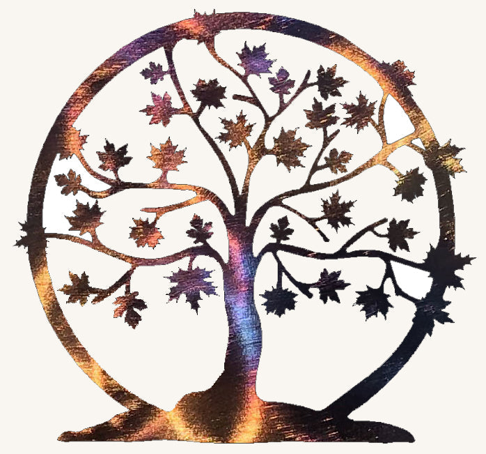 Tree of Life / Family Tree with Maple Leaves