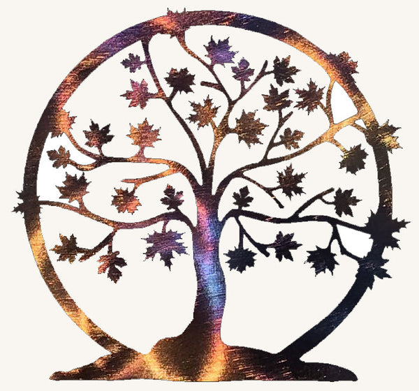 Tree of Life / Family Tree with Maple Leaves