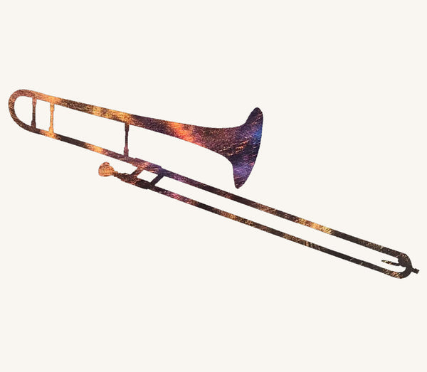 Trombone Metal Art
