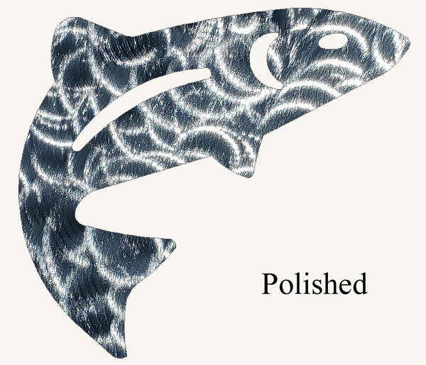 Trout Fish Metal Art Sculpture