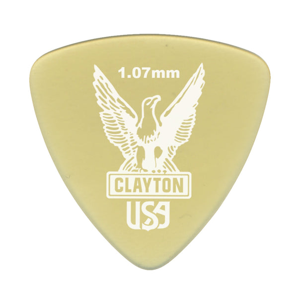 Clayton Ultem Tortoise Rounded Triangle Picks — 12-Pack (.94mm)