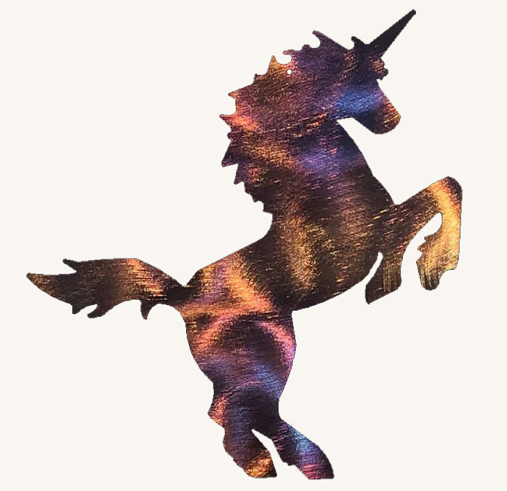 Unicorn Metal Art