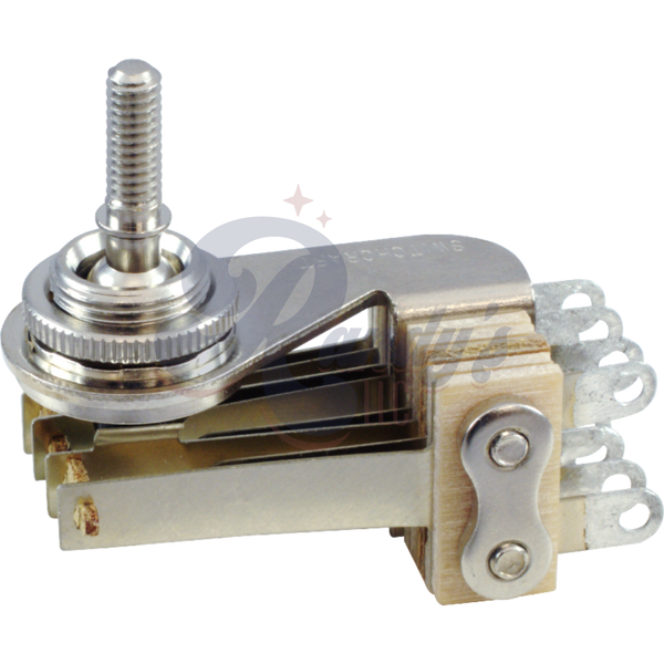 Switchcraft 3-Way Toggle Switch (Right-Angle) DPDT - Fits Gibson® SG®