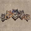 Wolves - Family of Five Metal Art (#120)