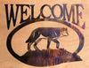 Wolf Welcome Sign (#135)